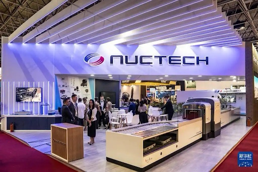 Stand Nuctech em feira