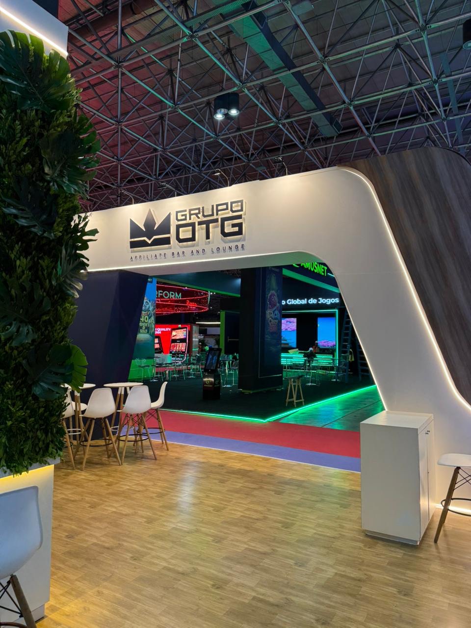 Espaço corporativo do Grupo OTG produzido pela PromoArte Eventos